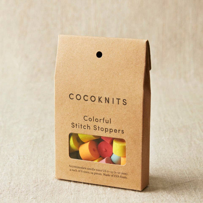 Colorful Stitch Stoppers Tools CocoKnits