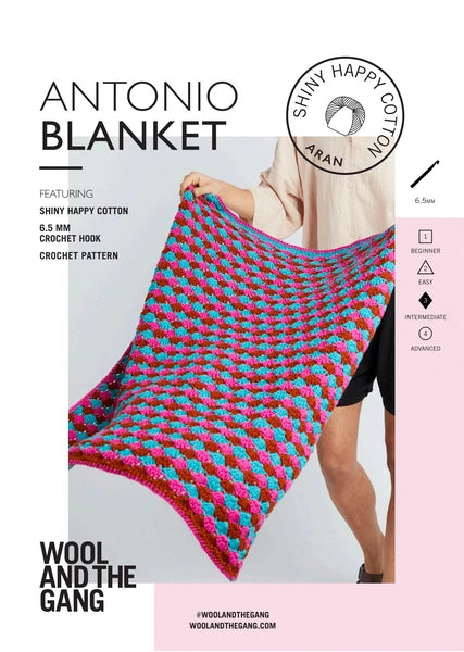 Antonio blanket Crochet pattern