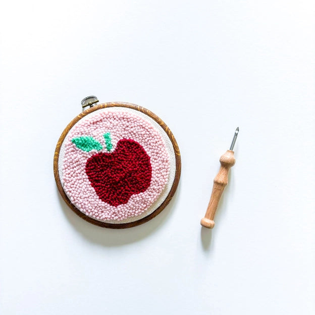 Beginner Punch Needle Kit - Apple Kit The Urban Acres