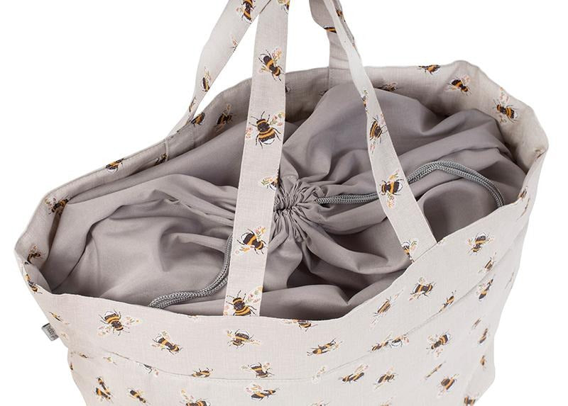 Bee Drawstring Craft Bag Notions Hobby Gifts