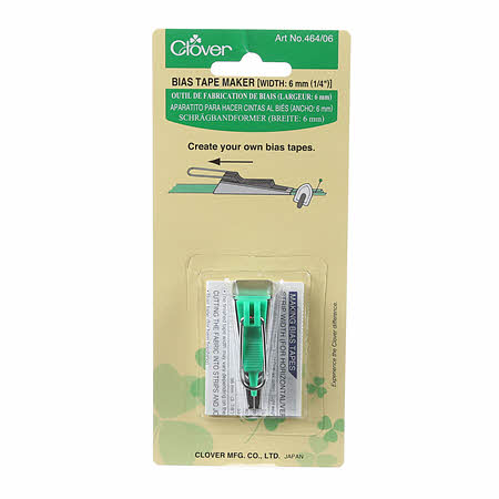 Bias Tape Maker - Multiple Sizes Available Notions Clover 1/4 inch