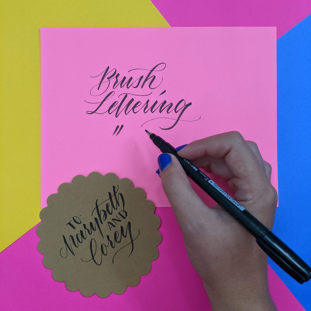 Brush Marker Lettering Workshop Brooklyn Craft Company