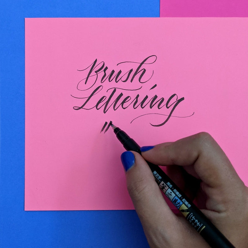 Brush Marker Lettering Workshop Brooklyn Craft Company