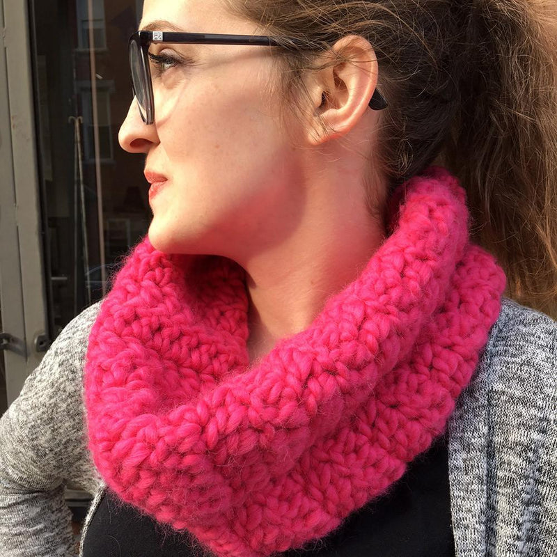 VIRTUAL WORKSHOP: Crochet 101 (Chunky Cowl) Past Workshop Brooklyn Craft Company