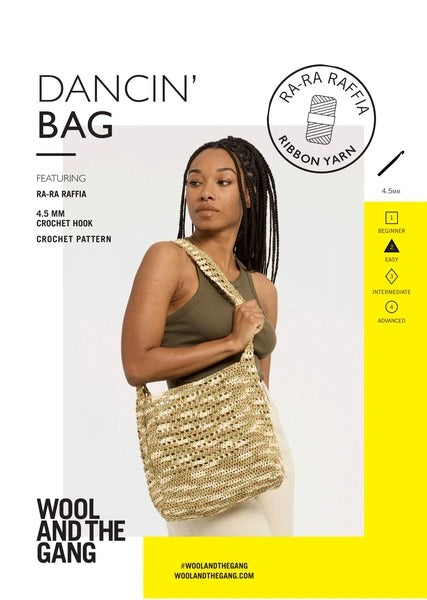Dancin' bag in ra ra raffia stripe