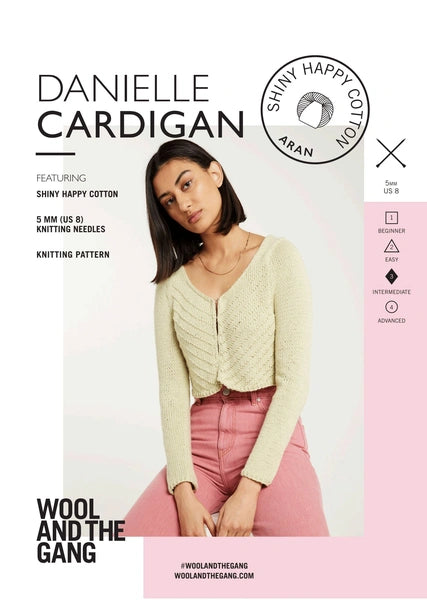 Danielle Cardigan Knit Pattern Pattern Wool and the Gang
