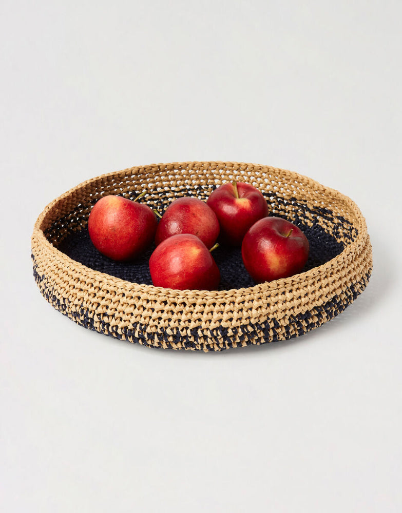 Daylight basket in midnight blue and desert palm