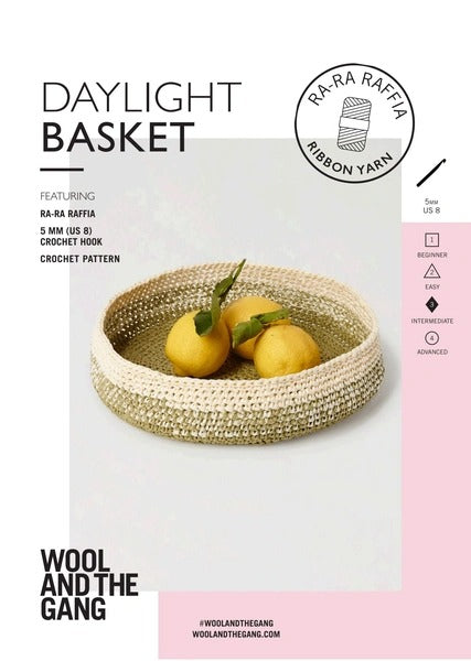 Daylight basket crochet pattern