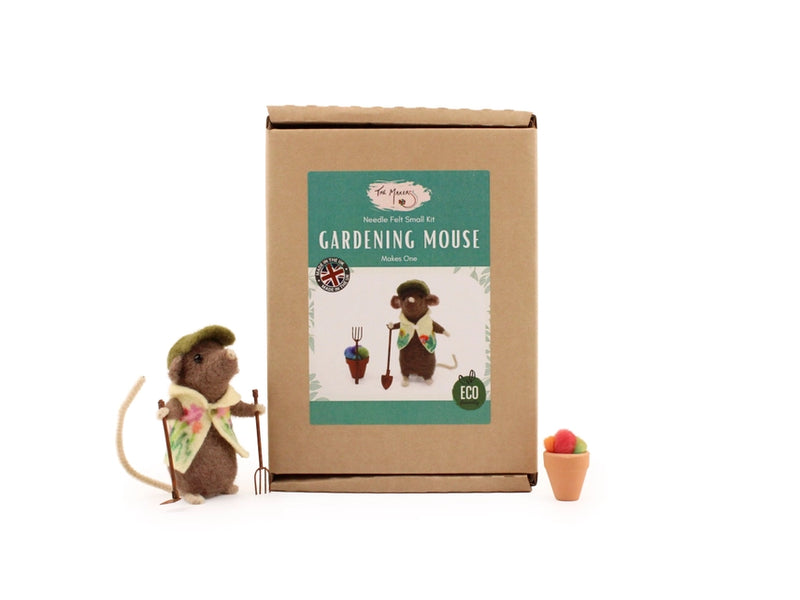 Gardening Mouse Needle Felt Kit Kit The Makers