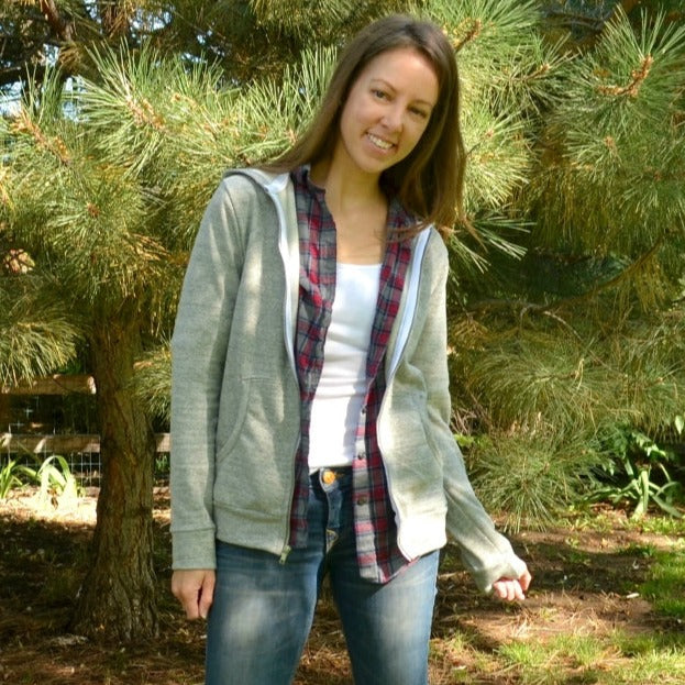 VIRTUAL WORKSHOP: Sew a Zip-Up Halifax Hoodie Past Workshop Brooklyn Craft Company