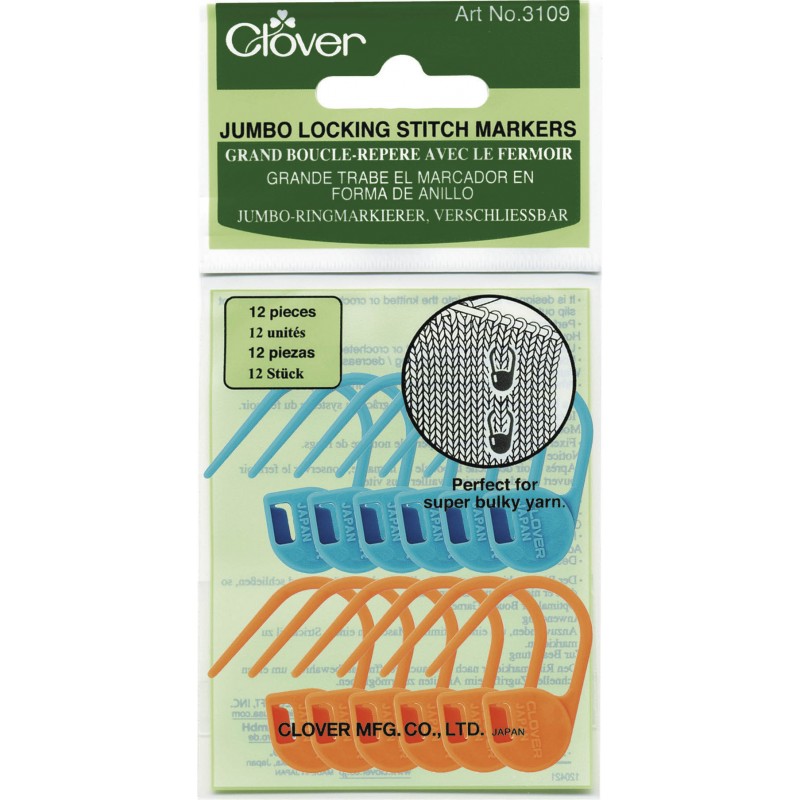 Jumbo Locking Stitch Markers Notions Clover
