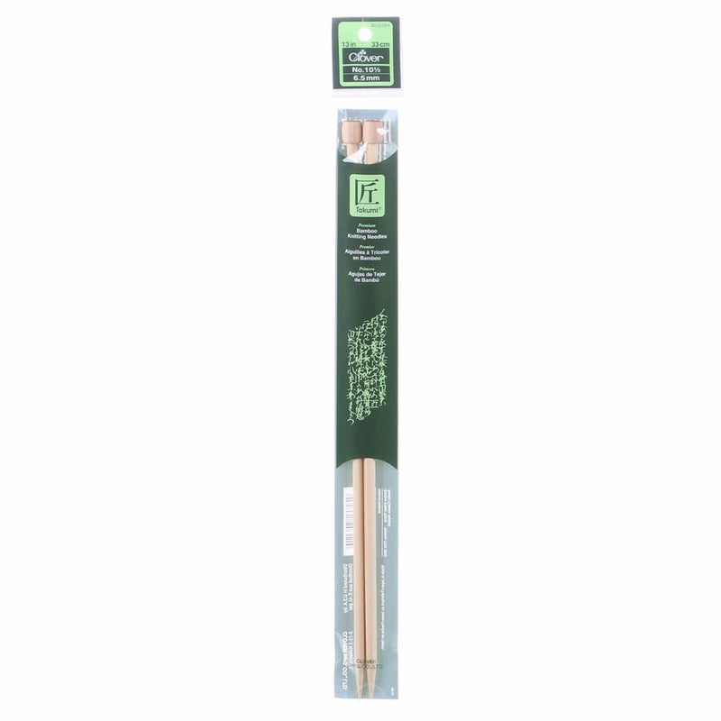 13" Single Pointed Knitting Needles - US 10.5 (6.5 mm) Clover