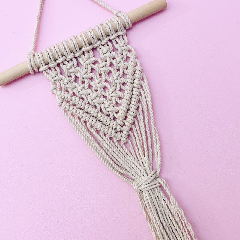 VIRTUAL WORKSHOP: Macramé Wall Hangings Past Workshop Brooklyn Craft Company