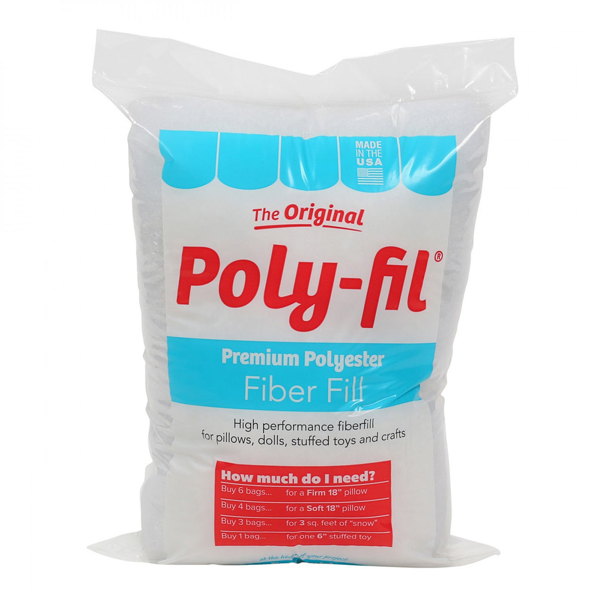 Poly-fil Stuffing (Multiple Sizes Available) Notions Poly-Fil 3 oz