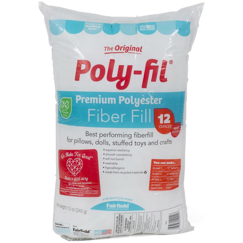 Poly-fil Stuffing (Multiple Sizes Available) Notions Poly-Fil 12 oz
