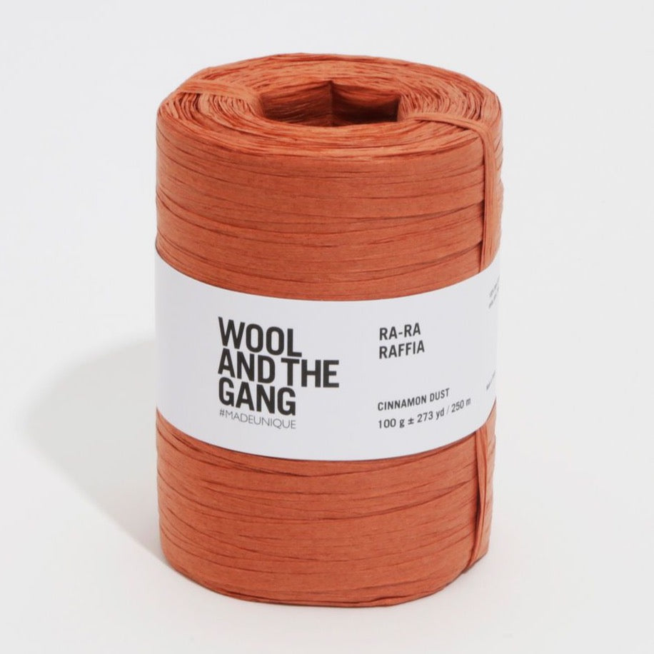 Wool and the Gang Ra-Ra Raffia Yarn Wool and the Gang Cinnamon Dust Raffia