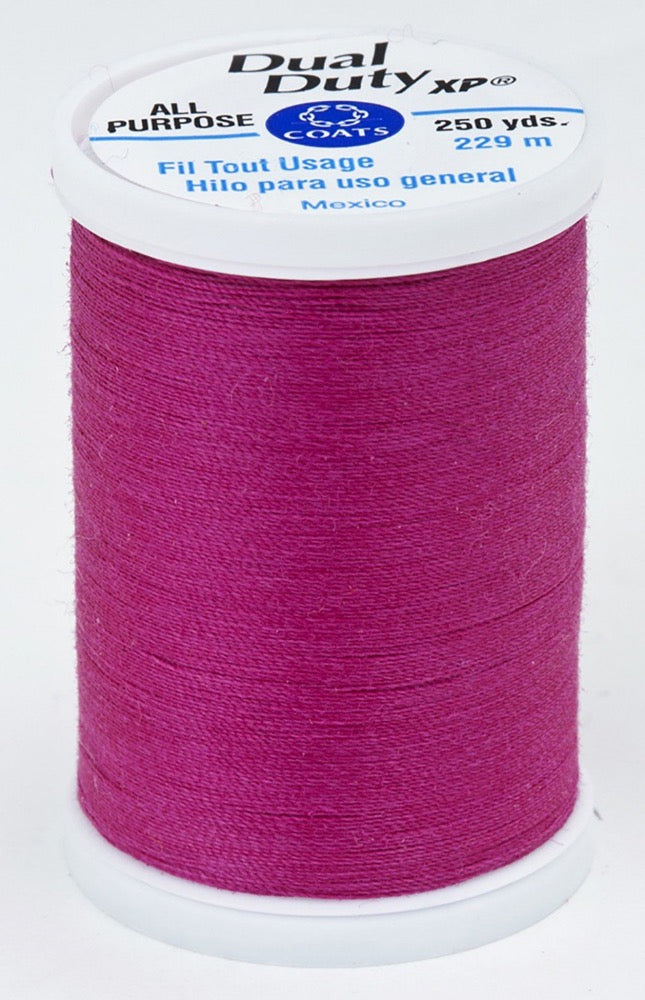 Dual Duty XP All Purpose Thread #3040 Red Rose Thread Coats & Clark