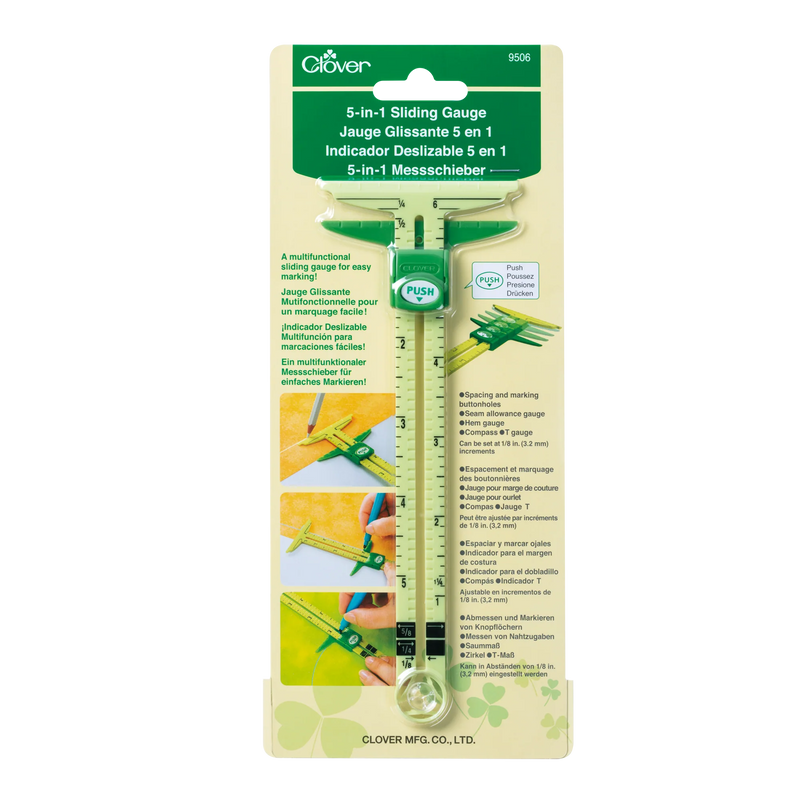 5-in-1 Sliding Gauge Notions Clover