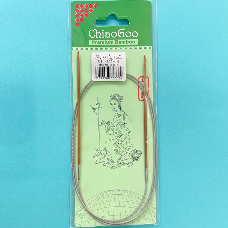 ChiaoGoo 40" Circular Needles - Size US 1 Tools Brooklyn Craft Company