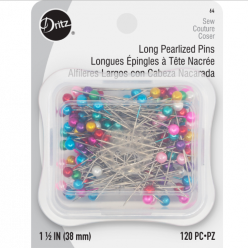 Long Pearlized Pins - 120 pcs Notions Dritz