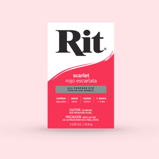 Rit Dye Powder Dye RIT Scarlet